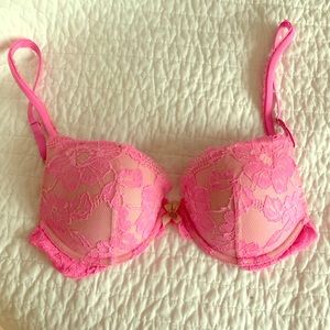 VS Body by Victoria Pink Push Up Bra